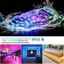 Bluetooth Music Strip Lights 33Feet, Hedynshine Waterproof Strip Lights Sync to Music SMD 5050 300pcs LED Chips, RGB 12V Rope Lights with Remote, Smart Phone App Controled Color Changing Light Strips