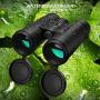 UNEGROUP Binoculars for Adults, 10x42 HD Low Light Night Vision Compact Binocular, Waterproof Lightweight Binocular Prism FMC BAK4 for Outdoor Birdwatching Sports Games with Smartphone Adapter Tripod