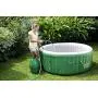 Coleman SaluSpa Inflatable Hot Tub Spa, Green & White Coleman SaluSpa Inflatable Hot Tub Spa, Green & White