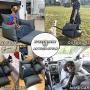 QUEENS NOSE Premium Dog Car Seat - Pet Car Seat with Front & Back Safety Protectors - Dog Booster Seat for Small and Medium Dogs up to 30 lbs - 2 Harness Leashes, Seat Belts, Seat Covers, Water Proof