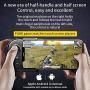 NJY Mobile Game Controller PUBG, Wasp 2 Gamepad PUBG Set King Glory Android iOS Mobile Phone Tablet Universal Bluetooth Auxiliary Automatic Pressure Grab Peripherals (for Mobile Phone)