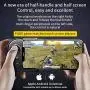 NJY Mobile Game Controller PUBG, Wasp 2 Gamepad PUBG Set King Glory Android iOS Mobile Phone Tablet Universal Bluetooth Auxiliary Automatic Pressure Grab Peripherals (wasp 2+beewing+Blue Trigger)