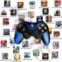 Mobile Gamepad Controller, Megadream Key Mapping Gaming Joysticks Trigger for PUBG/Rules of Survival & More Shooting Fighting Racing Game, for 4-6 inch Android iOS Phone - Direct Play (Renewed)