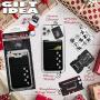 Double Pocket - Adhesive Card Holder - Cell Phone Pouch - Stick on Lycra Pocket - Carry Credit Cards and Cash (Black - CAT PAW)