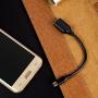 OTG Cable for Android Male Micro USB to USB A-Female, EVISTR USB 2.0 Cell Phone OTG Cable 6inch On The Go Adaptor for Samsung Sony, Android Smartphone Tablet