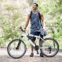 Bike Frame Storage Bag - Waterproof Bike Frame Triangle Bag Front Tube Repair Tool Bag Bicycle Saddle Frame Pouch for Road Mountain Cycling