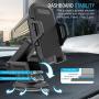 Maxboost DuraHold Series Car Phone Mount for iPhone 11 Pro Max Xs XR X 8 7 Plus SE,Galaxy S20 Ultra S10 S10+ S10e,Note 10,LG,Huawei,Pixel,Moto[Washable Sticky Gel Pad/Extendable Holder Arm (Upgrade)]