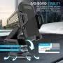 Maxboost DuraHold Series Car Phone Mount for iPhone 11 Pro Max Xs XR X 8 7 Plus SE,Galaxy S20 Ultra S10 S10+ S10e,Note 10,LG,Huawei,Pixel,Moto[Washable Sticky Gel Pad/Extendable Holder Arm (Upgrade)]