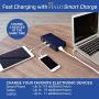HALO Bolt 58830 mWh Portable Phone Laptop Charger Car Jump Starter with AC Outlet and Car Charger - Grey