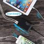 Multi Port USB Wall Charger 40W 8A, 5 Port Desktop USB Charging Station for Multiple Devices, Travel Portable USB Charger for Cell Phone, Tablet and More USB Port Device