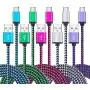 Android Charger Cable, FiveBox 5-Pack 6ft Micro USB Cable Cord Braided Fast Charging Phone Charger for Samsung Galaxy J3 J7 S6 S7 Edge, Tablet, LG stylo 2/3 LG G3 G4 K30 K20 Plus, Kindle Fire 7 8 10 Android Charger Cable, FiveBox 5-Pack 6ft Micro USB Cable Cord Braided Fast Charging Phone Charger for Samsung Galaxy J3 J7 S6 S7 Edge, Tablet, LG stylo 2/3 LG G3 G4 K30 K20 Plus, Kindle Fire 7 8 10
