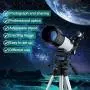 MAXLAPTER Telescope for Kids and Beginners, 70mm Travel Refractor Telescope for Astronomy with Adjustable Tripod, Smartphone Adapter, Camera Shutter Wire Control, Backpack MAXLAPTER Telescope for Kids and Beginners, 70mm Travel Refractor Telescope for Astronomy with Adjustable Tripod, Smartphone Adapter, Camera Shutter Wire Control, Backpack