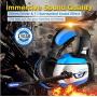 ONIKUMA Gaming Headset - Gaming Headphone for PS4, Xbox One, PC, Stereo USB Headset with Noise Cancelling Mic and LED Light, Over Ear Headphones for Mac and Nintendo Switch Games