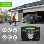 Prow Portable Air Compressor Tire Inflator AC/DC Electric Pump for Car – DC 12V, Home – AC 110V, Upscale, with Analog Pressure gauge, Air pump for Car Tires, Motorcycle, Bike, Basketball and More.