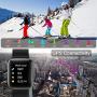 Letsfit Smart Watch, Fitness Tracker with Heart Rate Monitor, Activity Tracker with 1.3" Touch Screen, IP68 Waterproof Pedometer Smartwatch with Sleep Monitor, Step Counter for Women and Men