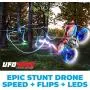 Force1 UFO 4000 LED Mini Drone for Kids - Remote Control Drone, Small RC Quadcopter for Beginners with 2 Drone Batteries Force1 UFO 4000 LED Mini Drone for Kids - Remote Control Drone, Small RC Quadcopter for Beginners with 2 Drone Batteries