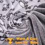 Pet Dog Blanket Fluffy Fleece, Soft and Cozy Pet Cat Throw with Paws Print for Dogs & Cats, Machine Washable Premium Non Shedding, Gray