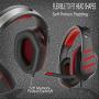 Pro Gaming Headset for PC PS4 Xbox One Surround Sound Over-Ear Headphones with Mic LED Light Bass Surround Soft Memory Earmuffs for Computer Laptop Switch Games Kid’s Boy’s Teen’s Gifts
