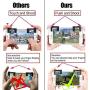 Mobile Game Controller for Apple iPhone 7 8 Plus X Android Phone, Mobile Game Controller for PUBG Fortnite Knives Out Rules of Survival Newest Version