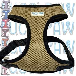 Pucci Paw Dog Harness No Pull Easy Walk for Dogs Cushioned Extra Padding Comfortable Mesh Pet Harness Breathable All Weather Light Weight Strong Puppy Small Medium Large Dog