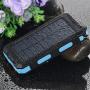 Solar Charger Solar Power Bank 20000mAh Waterproof Portable External Backup Outdoor Cell Phone Battery Charger with Dual LED Flashlight Solar Panel for iPhone Android Cellphones (Black & Blue) Solar Charger Solar Power Bank 20000mAh Waterproof Portable External Backup Outdoor Cell Phone Battery Charger with Dual LED Flashlight Solar Panel for iPhone Android Cellphones (Black & Blue)