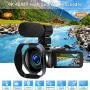 4K Video Camera Camcorder with Microphone 30FPS 48MP Vlogging Camera with Rotatable 3.0” Touch Screen and Time-Lapse Digital Camera IR Night Vision Webcam 4K Video Camera Camcorder with Microphone 30FPS 48MP Vlogging Camera with Rotatable 3.0” Touch Screen and Time-Lapse Digital Camera IR Night Vision Webcam