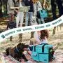PetAmi Dog Travel Bag | Airline Approved Tote Organizer with Multi-Function Pockets, Food Container Bag and Collapsible Bowl | Perfect Weekend Pet Travel Set for Dog, Cat