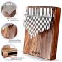 Moozica Kalimba 21 Keys Thumb Piano, Professional Koa Wood Mbira Finger Thumb Piano With High Performance Carrying Case and Study Instruction (Acacia Koa-K21K)