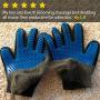 [Upgrade Version] Pet Grooming Glove - Gentle Deshedding Brush Glove - Efficient Pet Hair Remover Mitt - Enhanced Five Finger Design - Perfect for Dog & Cat with Long & Short Fur - 1 Pair