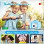 Seckton Upgrade Kids Selfie Camera, Best Birthday Gifts for Boys Age 3-9, HD Digital Video Cameras for Toddler, Portable Toy for 3 4 5 6 7 8 Year Old Boy with 32GB SD Card-Blue