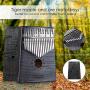 GECKO Kalimba 17 Key Thumb Piano with Hardshell Case Study Instruction Song Book tuning hammer for Beginners C Tone Tuned Black