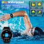 Smart Watch,Fitness Tracker Watch with Heart Rate Blood Pressure Monitor IP68 Waterproof Bluetooth Smartwatch Sports Activity Tracker Smart Bracelet for Men Women Kids Compatible Android iOS Phones