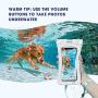 Mpow 084 Waterproof Phone Pouch Floating, IPX8 Universal Waterproof Case Underwater Dry Bag Compatible iPhone 11 Pro Max/XS Max/XR/X/8P/7P Galaxy S10/S9 Note 10/9 Google Pixel Up To 6.5" (Black+White)