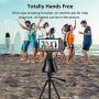MECHEER Selfie Stick 360°Rotation Object Tracking Phone Holder Smart Face Tracking Selfie Stand, Auto Shooting Cellphone Camera Mount, Intelligent Following Tripod Mount for All Smartphones (Black)