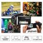 Video Camera Camcorder Vmotal HD 1080P 12.0MP 2.8 Inch LCD 270 Degrees Rotatable Screen 8X Digital Zoom Camera Recorder YouTube Vlogging Camera with Rechargable Battery (Black)
