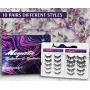 Arishine 3D 5D Magnetic Eyelashes Kit Magnetic Eyeliner For Use with Magnetic False Lashes Natural Look-No Glue Needed