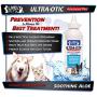 Lively Pets Dog Ear Cleaner and Ear Infection Treatment - Stops Ear Mites, Yeast & Fungal Infections - Broad Spectrum Veterinary Formula