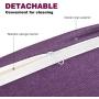 MoKo Tablet Pillow Stand, Soft Bed Pillow Holder, Fits up to 11" Pad, Fit with iPad 10.2" 2019, New iPad Air 3 2, iPad Pro 11 2020/10.5/9.7, Mini 5 4 3, Samsung Galaxy Tab, Purple