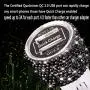Dual USB Car Charger Quick Charge 3.0 Bling Bling Crystal Car Decorations Black for Fast Charging Car Decors Black for iPhone Android iOS etc Dual USB Car Charger Quick Charge 3.0 Bling Bling Crystal Car Decorations Black for Fast Charging Car Decors Black for iPhone Android iOS etc