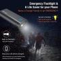 Jackery Portable Charger Bar Power Outdoors 6000mAh Pocket-Sized External Battery Pack Fast Charger Power Bank with Emergency LED Flashlight for iPhone, Samsung and Other Devices - Black