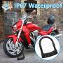 VEEAPE Fingerprint Lock U Lock Bike IP65 Waterproof U Bike Lock, Bicycle Lock with USB Cable, 100 Fingerprints, Unlock Time 0.5 Seconds, Anti-Theft Safety Suitable for Bike Motorcycle Glass Door