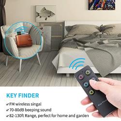 WONYERED Key Finder Key Tracker Wireless RF Item Locator 6-in-1 Anti Lost Wallet Finder Remote Control Anything Finder with 1 RF Transmitter and 6 Receivers for Key Purse Pet Cell Phone Mini Item