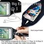 Smartlle Fanny pack, Running Belt, Waist Bag for Women & Men for iPhone 11/11 Pro/11 Pro Max/XR/XS Max/X/XS/8 7 6 6S Plus, Samsung Galaxy S/Note, All Mobiles up to 6.7,Gym Workout Fitness Gear-Black