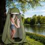 Pop Up Privacy Tent – Instant Portable Outdoor Shower Tent, Camp Toilet, Changing Room, Rain Shelter with Window – for Camping and Beach – Easy Set Up, Foldable with Carry Bag – Lightweight and Sturdy
