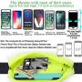 Smartlle Fanny pack, Running Belt, Waist Bag for Women & Men for iPhone 11/11 Pro/11 Pro Max/XR/XS Max/X/XS/8 7 6 6S Plus, Samsung Galaxy S/Note, All Mobiles up to 6.7,Gym Workout Fitness Gear-Green