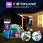 Hisome Mosquito Zappers Killer, Waterproof Electric Fly Killer Light with Camping Lantern, Solar Powered/USB Rechargeable Bug Zapper for Indoor Outdoor Hisome Mosquito Zappers Killer, Waterproof Electric Fly Killer Light with Camping Lantern, Solar Powered/USB Rechargeable Bug Zapper for Indoor Outdoor
