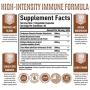 Premium Mushroom Supplement - Immunity Support, Nootropic Brain Supplement - Lion’s Mane, Cordyceps, Chaga, Reishi Mushroom Capsules - Mushroom Complex for Energy & Focus - Vegan, Gluten Free, 90 Caps