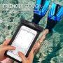 MoKo Waterproof Phone Case, Universal Waterproof Cellphone Dry Bag Pouch with Neck Strap for iPhone X/8 Plus/8/7/6S Plus, Galaxy S9/S9+/S8/S8+/S7 Edge, Moto, LG, BLU, Nexus & More