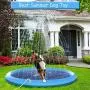 Raxurt Dog Pool, 55 Inch Splash Sprinkler Pad for Dogs Thickened Durable Upgrade Bath Pool Pet Kids Summer Outdoor Water Toys, XL Raxurt Dog Pool, 55 Inch Splash Sprinkler Pad for Dogs Thickened Durable Upgrade Bath Pool Pet Kids Summer Outdoor Water Toys, XL