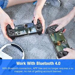 Mobile Game Controller for PUBG, ESYWEN Phone Game Controller for iPhone/Android/iOS Wireless Mobile Gamepad Remote (Renewed)